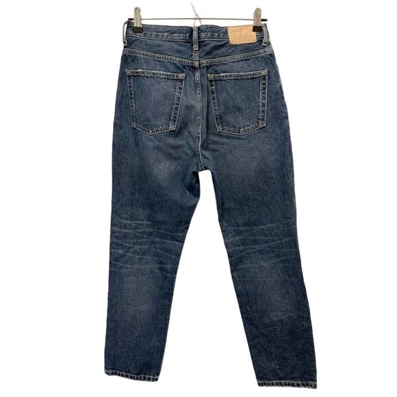 Everlane The Cheeky Ripped Knee Jean Mid Wash Distressed Cropped - Picture 8 of 8